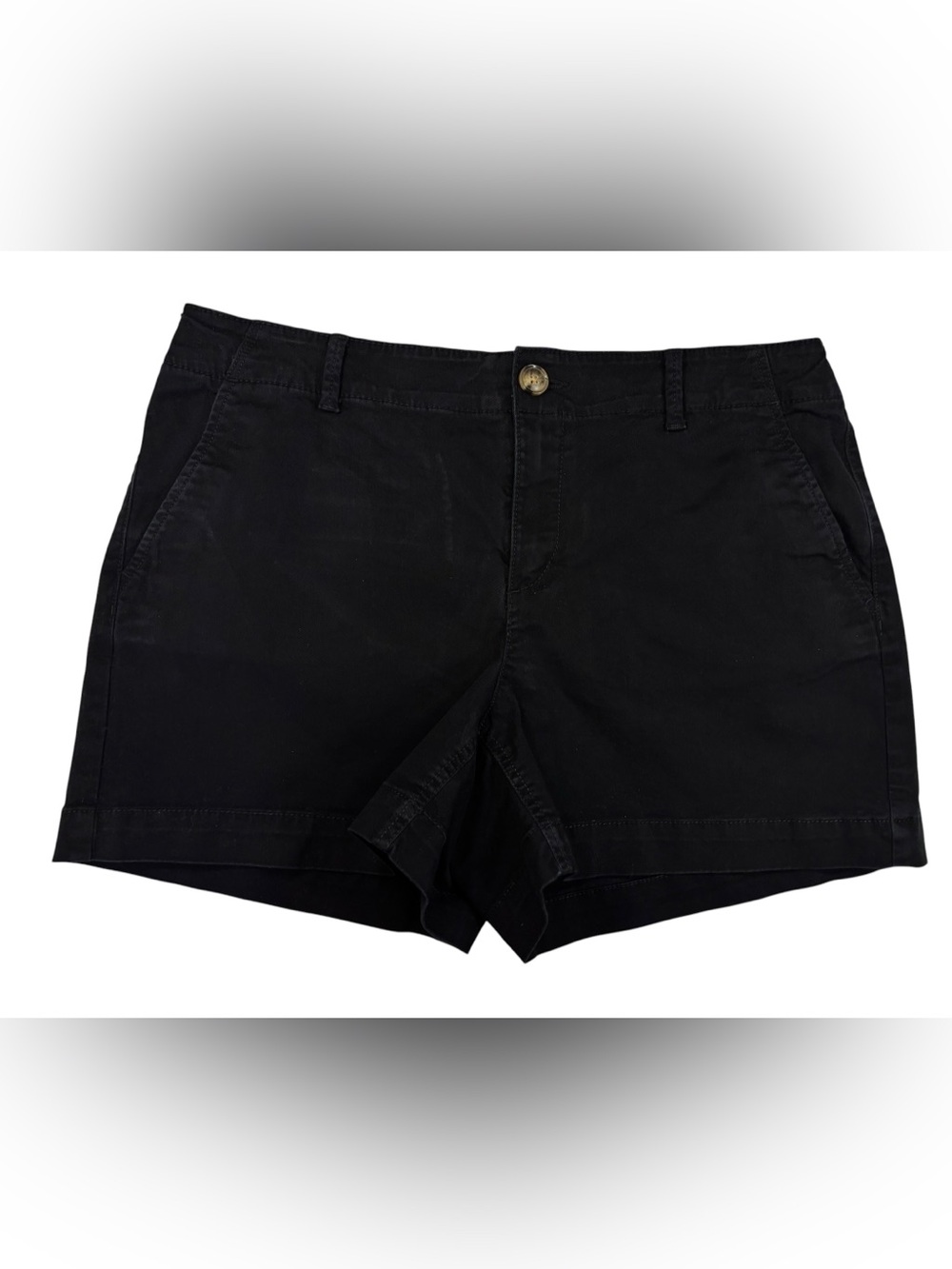 Women’s Black Casual Shorts 4in Size 10